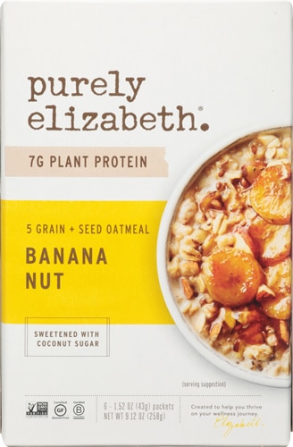 Purely Elizabeth 5 Grain + Seed Oatmeal Banana Nut