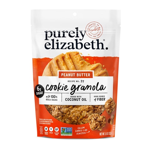Purely Elizabeth Gluten Free Vegan Cookie Granola Peanut Butter