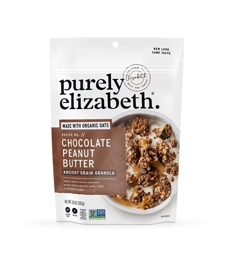 Purely Elizabeth Nut Butter Granola Chocolate Sea Salt + Peanut Butter