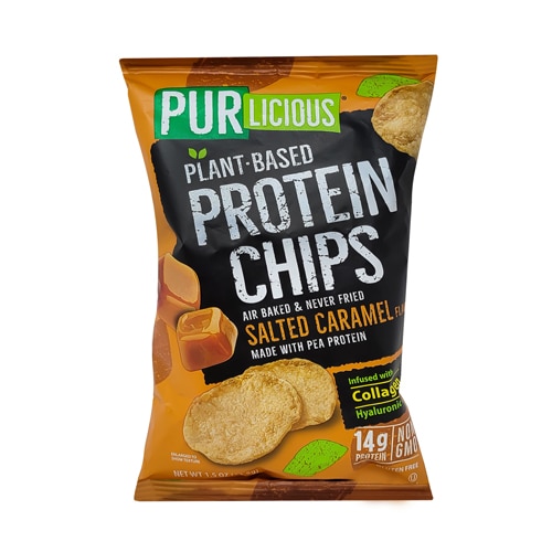 Purlicious Plant Based Protein Chips Salted Caramel