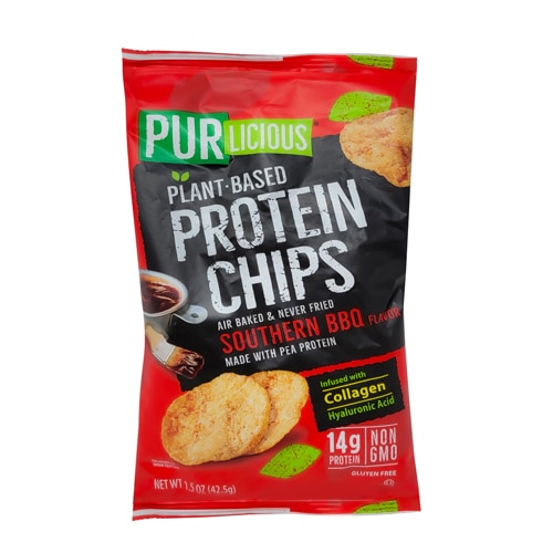 Purlicious Plant Based Protein Chips Southern BBQ