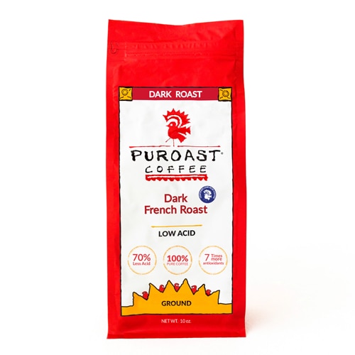 Puroast Coffee Decaf Low Acid Dark French Roast