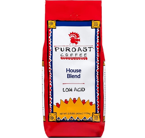 Puroast Low Acid Coffee House Blend Drip Grind