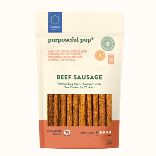 Purposeful Pup Dog Treats Sausage Beef