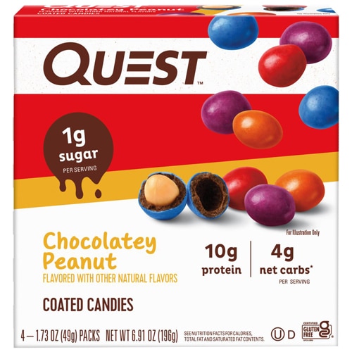 Quest Nutrition Chocolatey Peanut Coated Candies