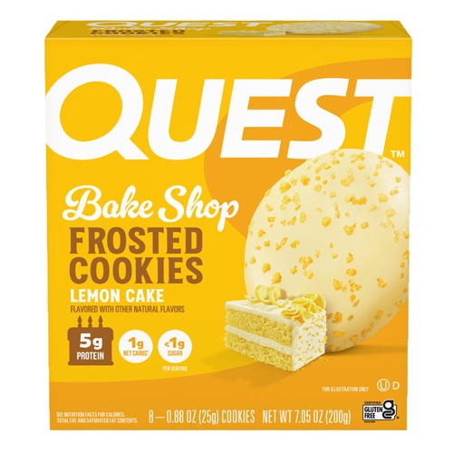 Quest Nutrition Frosted Cookies Lemon Cake