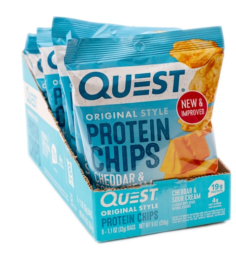 Quest Nutrition Original Style Protein Chips Cheddar & Sour Cream