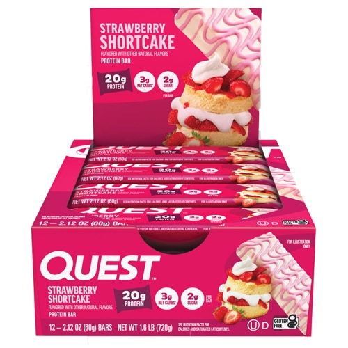 Quest Nutrition Protein Bar Strawberry Shortcake