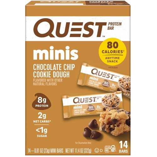 Quest Nutrition Quest Protein Bar Minis Chocolate Chip Cookie Dough