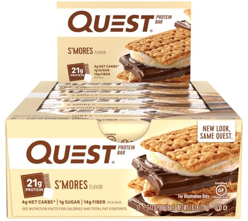 Quest Nutrition QuestBar Protein Bar S'Mores