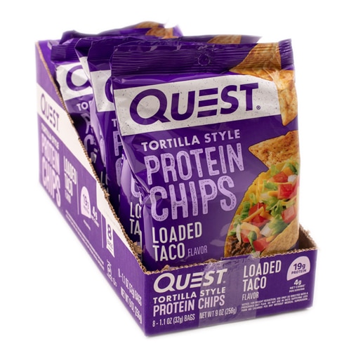 Quest Nutrition Tortilla Style Protein Chips Loaded Taco