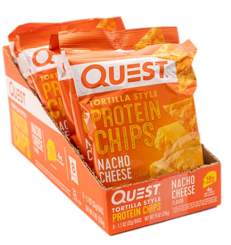 Quest Nutrition Tortilla Style Protein Chips Nacho Cheese