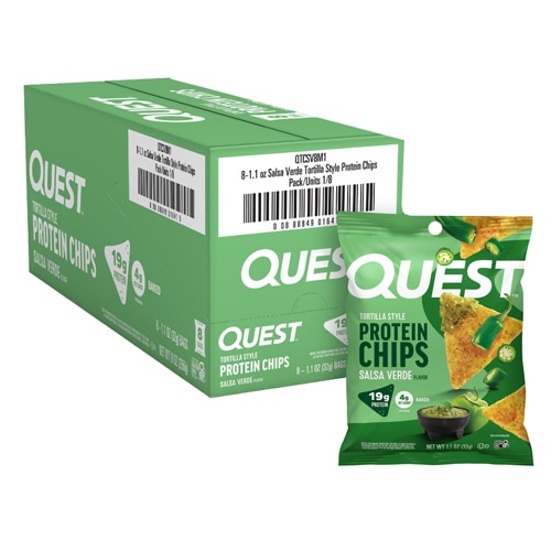 Quest Nutrition Tortilla Style Protein Chips Salsa Verde
