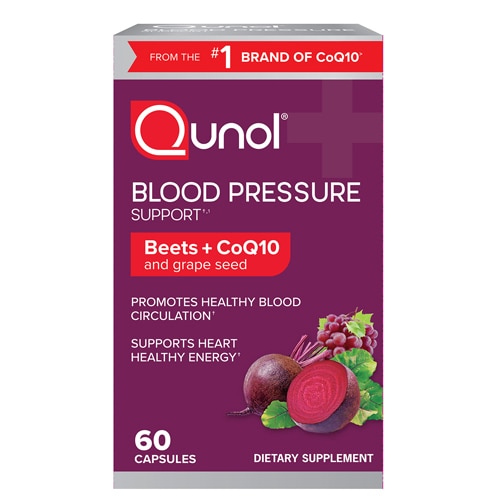 Qunol Blood Pressure Support Beets + CoQ10