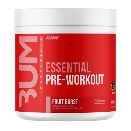 RAW Nutrition Essential Pre Workout - Informed Sport Certified Fruit Burst