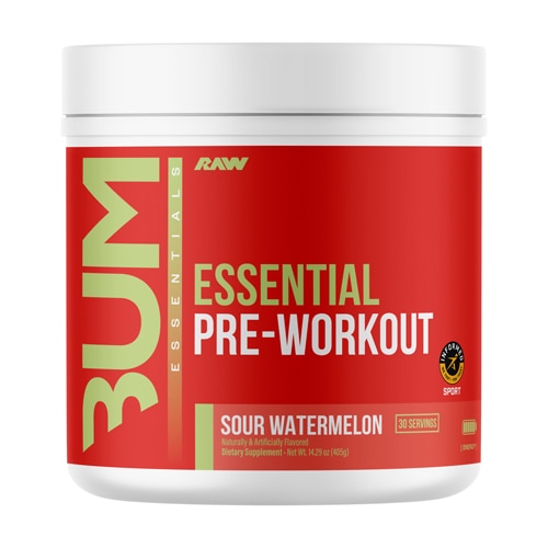 RAW Nutrition Essential Pre-Workout - Informed Sport Certified Sour Watermelon