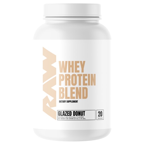 RAW Nutrition Whey Protein Blend Glazed Donut