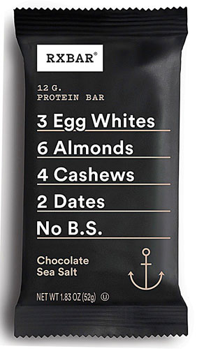 RXBAR 12 G. Protein Bar Chocolate Sea Salt