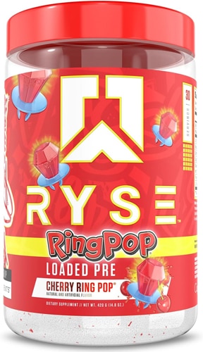 RYSE Loaded Pre-Workout Cherry RingPop
