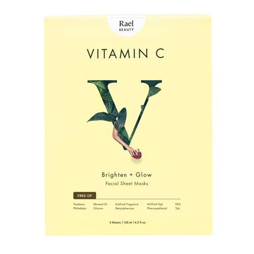 Rael Beauty Vitamin C Facial Sheet Masks