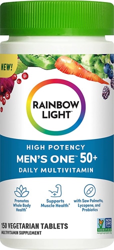 Rainbow Light Men's One 50 Plus Daily Multivitamin