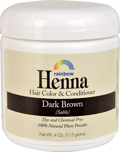 Rainbow Research Henna Hair Color and Conditioner Dark Brown Sable