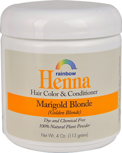 Rainbow Research Henna Hair Color and Conditioner Marigold Blonde Golden Blonde