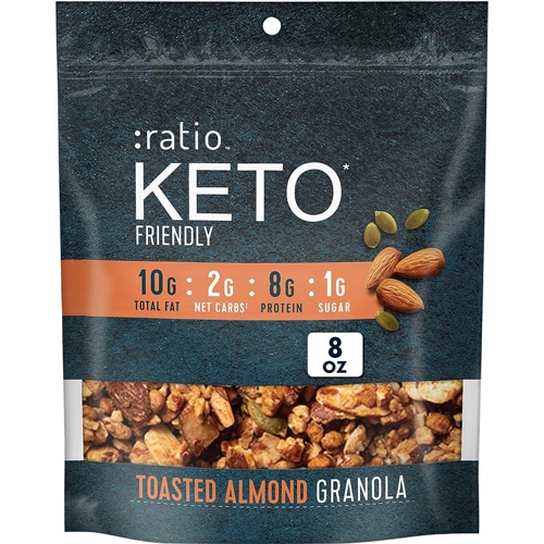 Ratio Keto Granola Toasted Almond