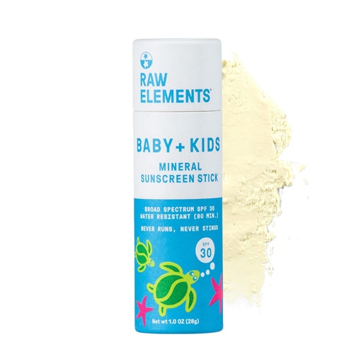 Raw Elements Baby + Kids Mineral Sunscreen Stick SPF 30