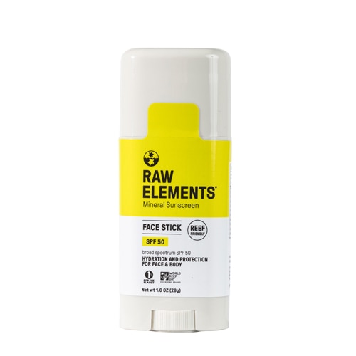 Raw Elements Mineral Sunscreen Face Stick SPF 50