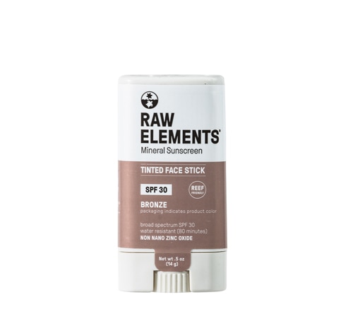 Raw Elements Mineral Sunscreen Tinted Face Stick SPF 30 Bronze