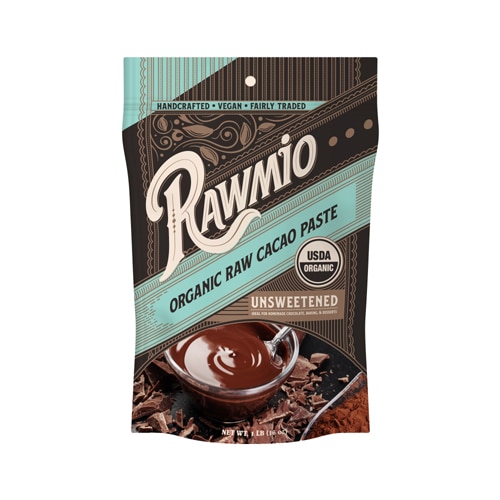 Rawmio Organic Raw Cacao Paste Unsweetened