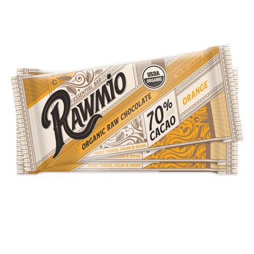 Rawmio Organic Raw Chocolate Essential Bar Orange