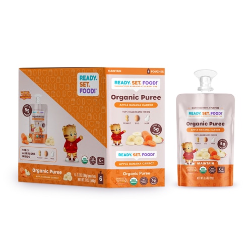 Ready. Set. Food! Organic Baby Food Puree Apple Banana Carrot