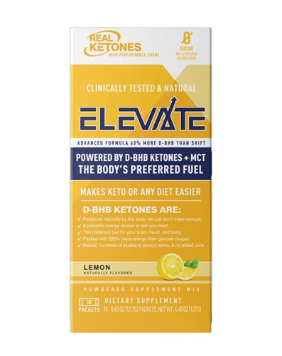 Real Ketones Elevate D-BHB Ketones + MCT Lemon