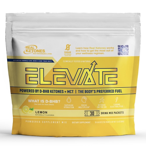 Real Ketones Elevate D-BHB Ketones + MCT Lemon Lemon