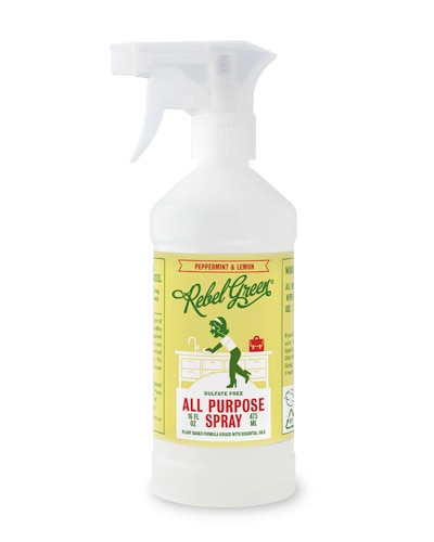 Rebel Green All Purpose Cleaning Spray Sulfate Free Peppermint & Lemon