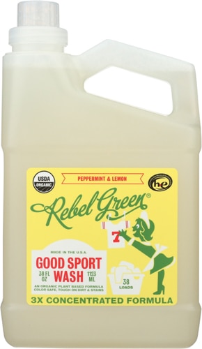 Rebel Green Good Sport Wash Peppermint & Lemon