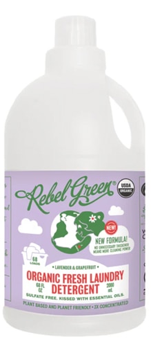 Rebel Green Organic Fresh Liquid Laundry Detergent 68 Loads Lavender & Grapefruit