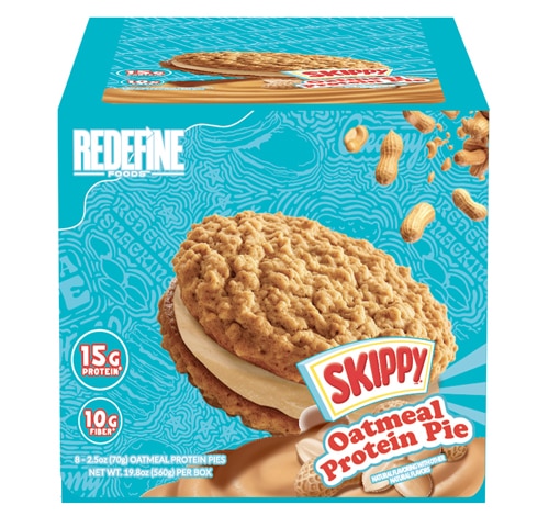 Redefine Foods Oatmeal Protein Pie Skippy Peanut Butter