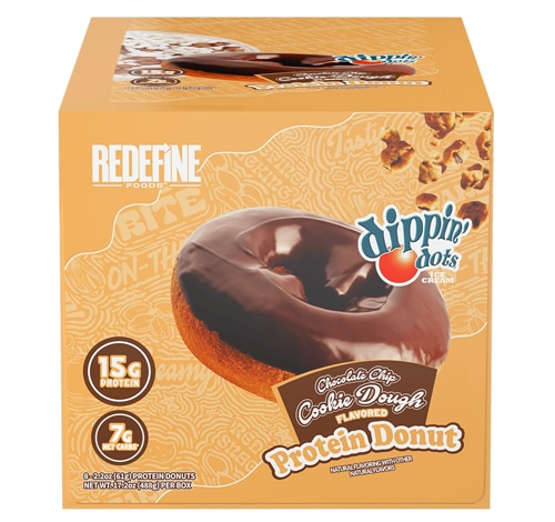 Redefine Foods Protein Donut - Dippin' Dots Chocolate Chip Cookie Dough