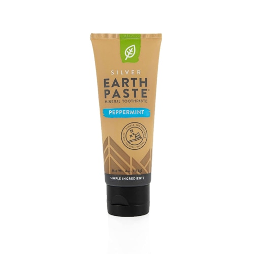 Redmond Earthpaste Mineral Toothpaste with Silver Peppermint