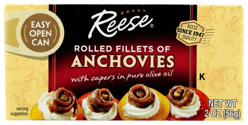 Reese Rolled Anchovies