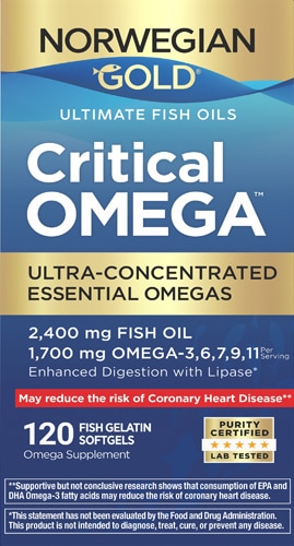 Renew Life Norwegian Gold Critical Omega