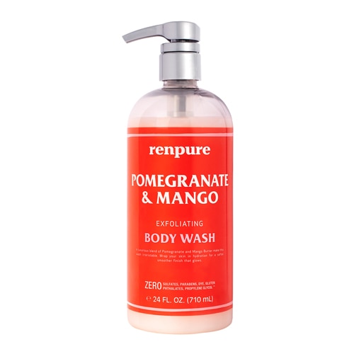 Renpure Body Wash Exfoliating Pomegranate & Mango