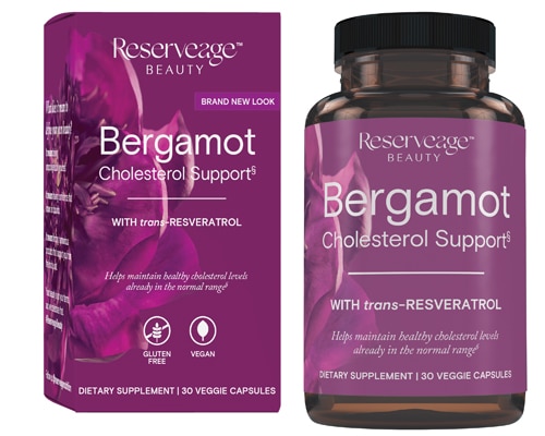 Reserveage Beauty Bergamot Cholesterol Support with Resveratrol