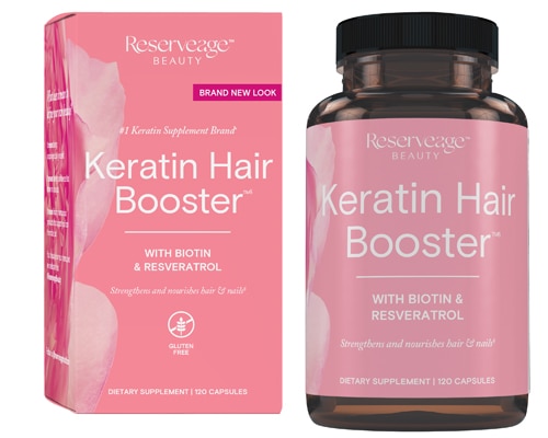 Reserveage Beauty Keratin Hair Booster with Biotin & Resveratrol