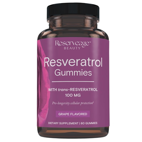 Reserveage Beauty Resveratrol Gummies Grape