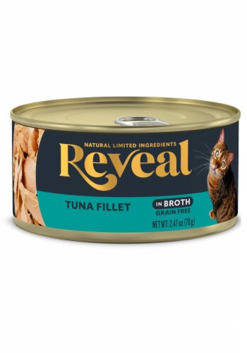 Reveal Wet Cat Food in Broth Tuna Fillet Recipe