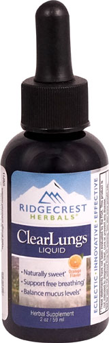 RidgeCrest Herbals ClearLungs® Liquid Orange